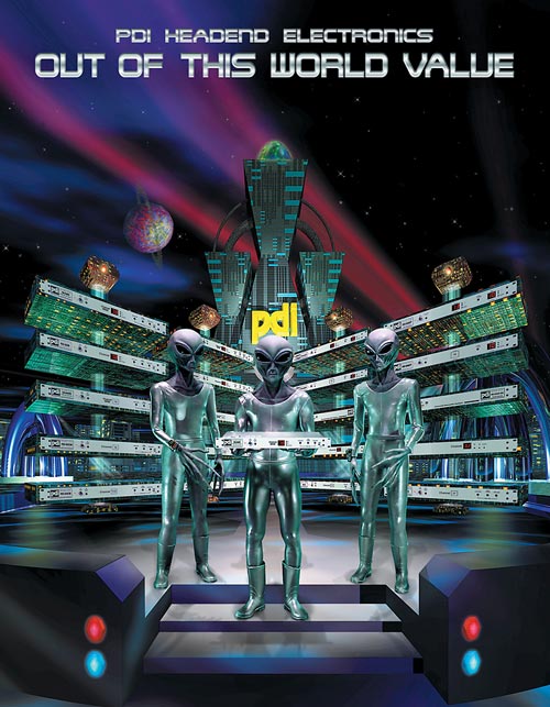 Alien Ad by Kort Kramer for PDI Communications